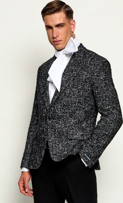 Karl Lagerfeld - Marynarka męska jesienna ze sklepu: Gomez Fashion Store w kategorii: Marynarki męskie - zdjęcie 874714-BD9-10338_KL265M000010990