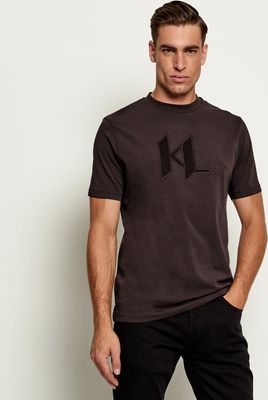 Karl Lagerfeld - T-shirt męski ze sklepu: Gomez Fashion Store w kategorii: T-shirty męskie - zdjęcie 874714-BD9-10338_KL265M000036C32