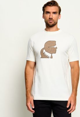 T-shirt męski w stylu młodzieżowym Karl Lagerfeld ze sklepu: Gomez Fashion Store w kategorii: T-shirty męskie - zdjęcie 874714-BD9-10338_KL265M000041334