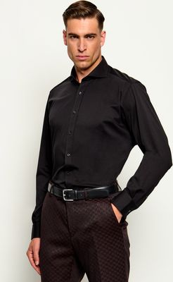 Koszula męska z klasycznym kołnierzykiem Karl Lagerfeld ze sklepu: Gomez Fashion Store w kategorii: Koszule męskie - zdjęcie 874714-BD9-10338_KL265M000068990