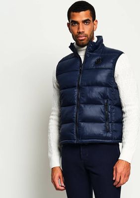 Kamizelka męska casual Karl Lagerfeld ze sklepu: Gomez Fashion Store w kategorii: Kamizelki męskie - zdjęcie 874714-BD9-10338_KL265M000077690