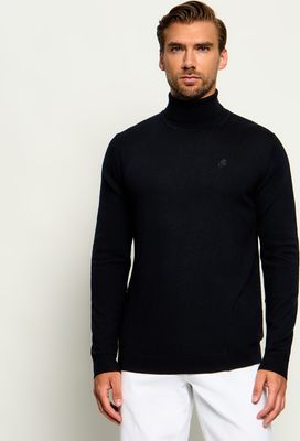 Sweter męski na zimę casual Karl Lagerfeld ze sklepu: Gomez Fashion Store w kategorii: Swetry męskie - zdjęcie 874714-BD9-10338_KL265M000095990