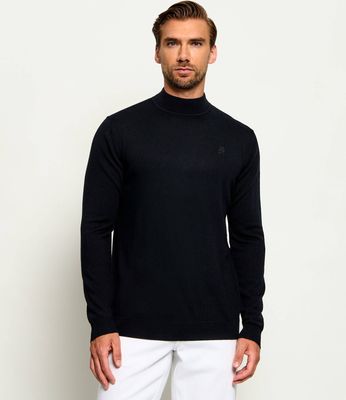 Sweter męski na zimę Karl Lagerfeld ze sklepu: Gomez Fashion Store w kategorii: Swetry męskie - zdjęcie 874714-BD9-10338_KL265M000096990