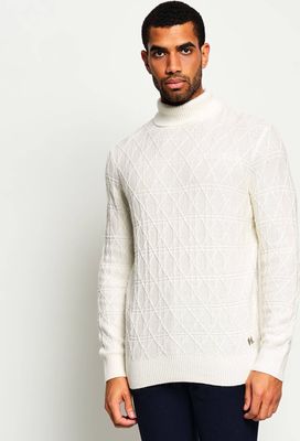 Sweter męski zimowy Karl Lagerfeld ze sklepu: Gomez Fashion Store w kategorii: Swetry męskie - zdjęcie 874714-BD9-10338_KL265M000097334