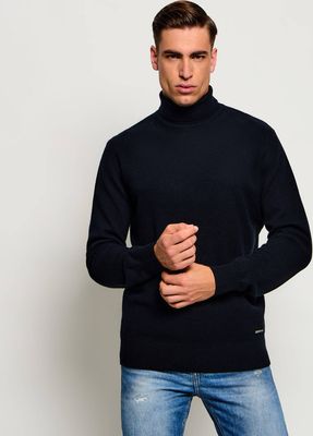 Sweter męski casualowy Karl Lagerfeld ze sklepu: Gomez Fashion Store w kategorii: Swetry męskie - zdjęcie 874714-BD9-10338_KL265M000098990