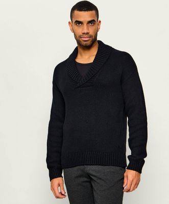 Sweter męski na zimę Karl Lagerfeld ze sklepu: Gomez Fashion Store w kategorii: Swetry męskie - zdjęcie 874714-BD9-10338_KL265M000100990