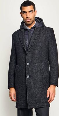 Płaszcz męski Karl Lagerfeld ze sklepu: Gomez Fashion Store w kategorii: Płaszcze męskie