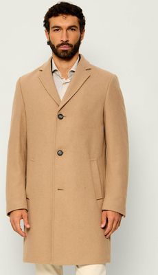 Płaszcz męski elegancki Karl Lagerfeld ze sklepu: Gomez Fashion Store w kategorii: Płaszcze męskie - zdjęcie 874714-BD9-10338_KL265M000110420