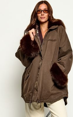 Parka damska Pinko ze sklepu: Gomez Fashion Store w kategorii: Parki damskie - zdjęcie 874714-BD9-10338_PI264W000025B52