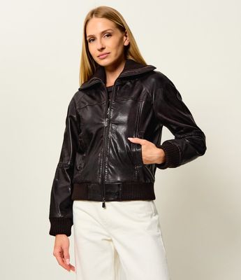 Kurtka damska jesienna casual Pinko ze sklepu: Gomez Fashion Store w kategorii: Kurtki damskie - zdjęcie 874714-BD9-10338_PI264W000026394