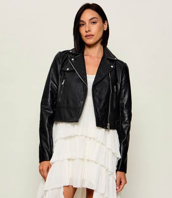 Kurtka damska jesienna casualowa Pinko ze sklepu: Gomez Fashion Store w kategorii: Kurtki damskie - zdjęcie 874714-BD9-10338_PI264W000027099
