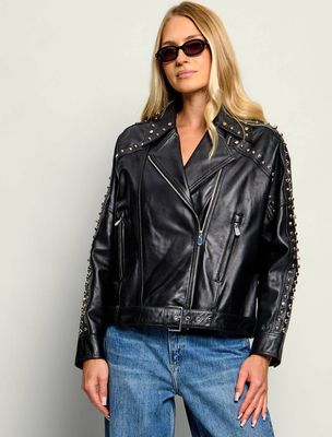 Kurtka damska jesienna Pinko ze sklepu: Gomez Fashion Store w kategorii: Kurtki damskie - zdjęcie 874714-BD9-10338_PI264W000028099