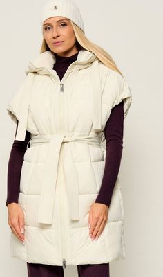 Kamizelka damska na jesień casualowa Pinko ze sklepu: Gomez Fashion Store w kategorii: Kamizelki damskie - zdjęcie 874714-BD9-10338_PI264W000033E68