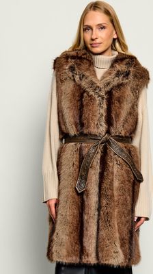 Kamizelka damska casualowa Pinko ze sklepu: Gomez Fashion Store w kategorii: Kamizelki damskie - zdjęcie 874714-BD9-10338_PI264W000034F13