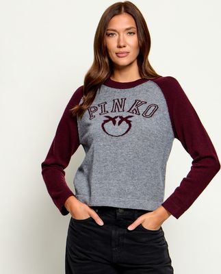 Sweter damski Pinko ze sklepu: Gomez Fashion Store w kategorii: Swetry damskie - zdjęcie 874714-BD9-10338_PI264W000049F19