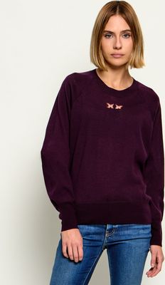 Sweter damski na zimę casual Pinko ze sklepu: Gomez Fashion Store w kategorii: Swetry damskie - zdjęcie 874714-BD9-10338_PI264W000051F15
