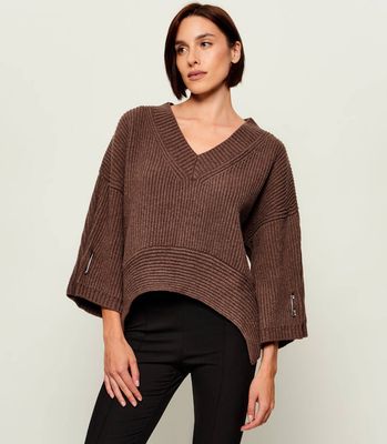 Sweter damski casual Pinko ze sklepu: Gomez Fashion Store w kategorii: Swetry damskie - zdjęcie 874714-BD9-10338_PI264W000052F20