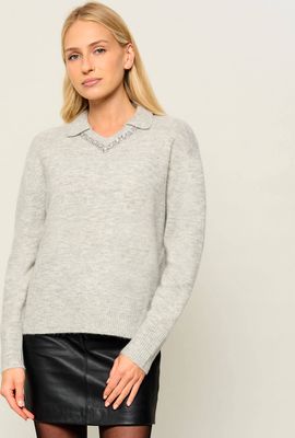 Sweter damski casualowy Pinko ze sklepu: Gomez Fashion Store w kategorii: Swetry damskie - zdjęcie 874714-BD9-10338_PI264W000055042