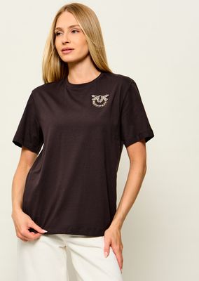 Bluzka damska na wiosnę Pinko ze sklepu: Gomez Fashion Store w kategorii: Bluzki damskie - zdjęcie 874714-BD9-10338_PI264W000070394