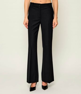Spodnie damskie retro Pinko ze sklepu: Gomez Fashion Store w kategorii: Spodnie damskie - zdjęcie 874714-BD9-10338_PI264W000074099