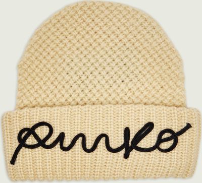 Czapka zimowa damska Pinko ze sklepu: Gomez Fashion Store w kategorii: Czapki zimowe damskie - zdjęcie 874714-BD9-10338_PI264W000124F11