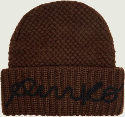Czapka zimowa damska Pinko ze sklepu: Gomez Fashion Store w kategorii: Czapki zimowe damskie - zdjęcie 874714-BD9-10338_PI264W000124394