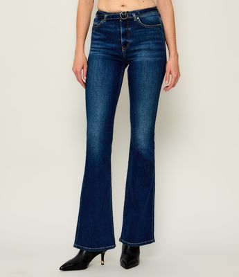 Jeansy damskie wiosenne Pinko ze sklepu: Gomez Fashion Store w kategorii: Jeansy damskie - zdjęcie 874714-BD9-10338_PI264W000235901