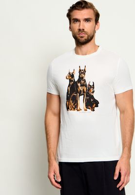 T-shirt męski Zadig&Voltaire ze sklepu: Gomez Fashion Store w kategorii: T-shirty męskie - zdjęcie 874714-BD9-10338_ZV265M000007015