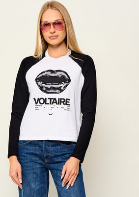 Bluzka damska na wiosnę Zadig&Voltaire ze sklepu: Gomez Fashion Store w kategorii: Bluzki damskie - zdjęcie 874714-BD9-10338_ZV265W000066108