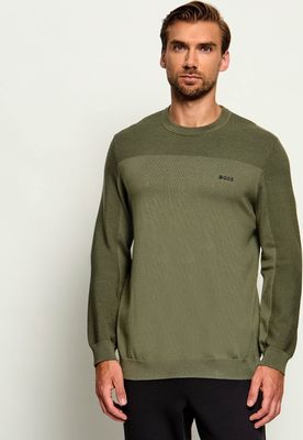 BOSS GREEN - Sweter męski na zimę ze sklepu: Gomez Fashion Store w kategorii: Swetry męskie - zdjęcie 874714-BD9-10338_BG265M000071257