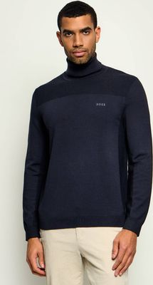 Sweter męski na zimę casual BOSS GREEN ze sklepu: Gomez Fashion Store w kategorii: Swetry męskie - zdjęcie 874714-BD9-10338_BG265M000076402