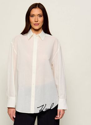 Koszula damska na wiosnę Karl Lagerfeld Jeans ze sklepu: Gomez Fashion Store w kategorii: Koszule damskie - zdjęcie 874714-BD9-10338_KJ262W000052067