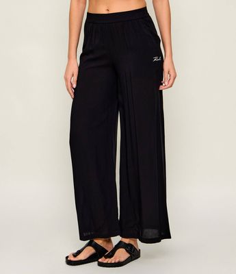 Spodnie damskie na wiosnę Karl Lagerfeld Jeans ze sklepu: Gomez Fashion Store w kategorii: Spodnie damskie - zdjęcie 874714-BD9-10338_KJ262W000055002