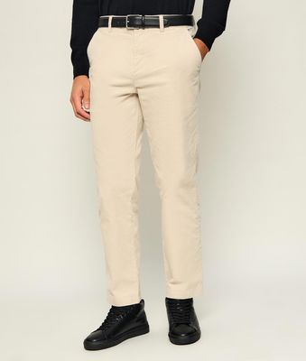 Spodnie męskie jesienne casual BOSS ORANGE ze sklepu: Gomez Fashion Store w kategorii: Spodnie męskie - zdjęcie 874714-BD9-10338_BO265M000004271