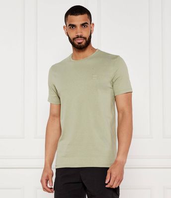 BOSS ORANGE - T-shirt męski casual na wiosnę ze sklepu: Gomez Fashion Store w kategorii: T-shirty męskie - zdjęcie 874714-BD9-10338_BO254M000034370