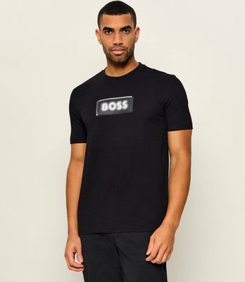 T-shirt męski na wiosnę BOSS ORANGE ze sklepu: Gomez Fashion Store w kategorii: T-shirty męskie - zdjęcie 874714-BD9-10338_BO265M000062001