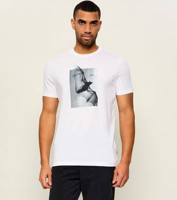 T-shirt męski BOSS ORANGE ze sklepu: Gomez Fashion Store w kategorii: T-shirty męskie - zdjęcie 874714-BD9-10338_BO265M000063100