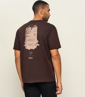 T-shirt męski na wiosnę BOSS ORANGE ze sklepu: Gomez Fashion Store w kategorii: T-shirty męskie - zdjęcie 874714-BD9-10338_BO265M000064207