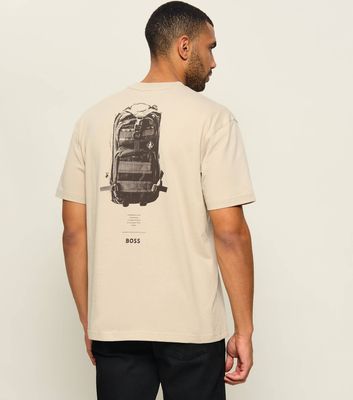 T-shirt męski na wiosnę BOSS ORANGE ze sklepu: Gomez Fashion Store w kategorii: T-shirty męskie - zdjęcie 874714-BD9-10338_BO265M000064271