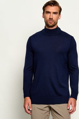 Sweter męski casual BOSS ORANGE ze sklepu: Gomez Fashion Store w kategorii: Swetry męskie - zdjęcie 874714-BD9-10338_BO265M000081404