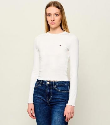Bluzka damska Tommy Jeans ze sklepu: Gomez Fashion Store w kategorii: Bluzki damskie - zdjęcie 874714-BD9-10338_TM264W000006A07