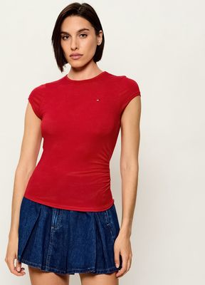 Tommy Jeans - Bluzka damska casual ze sklepu: Gomez Fashion Store w kategorii: Bluzki damskie - zdjęcie 874714-BD9-10338_TM264W000009ZG3