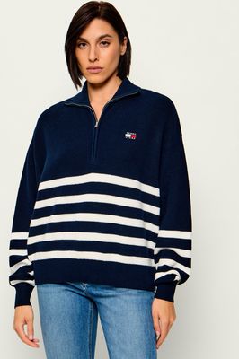 Sweter damski na zimę Tommy Jeans ze sklepu: Gomez Fashion Store w kategorii: Swetry damskie - zdjęcie 874714-BD9-10338_TM264W000017222