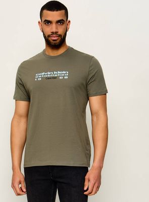 T-shirt męski młodzieżowy wiosenny Calvin Klein Jeans ze sklepu: Gomez Fashion Store w kategorii: T-shirty męskie - zdjęcie 874714-BD9-10338_CJ264M000010316