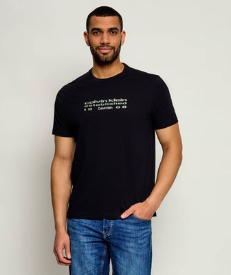 Calvin Klein Jeans - T-shirt męski na wiosnę ze sklepu: Gomez Fashion Store w kategorii: T-shirty męskie - zdjęcie 874714-BD9-10338_CJ264M000010C64