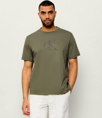 T-shirt męski młodzieżowy Calvin Klein Jeans ze sklepu: Gomez Fashion Store w kategorii: T-shirty męskie - zdjęcie 874714-BD9-10338_CJ264M000019316