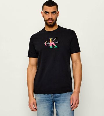 T-shirt męski na wiosnę Calvin Klein Jeans ze sklepu: Gomez Fashion Store w kategorii: T-shirty męskie - zdjęcie 874714-BD9-10338_CJ264M000021C64