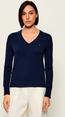 Tommy Hilfiger - Sweter damski ze sklepu: Gomez Fashion Store w kategorii: Swetry damskie - zdjęcie 874714-BD9-10338_TH264W000031F71