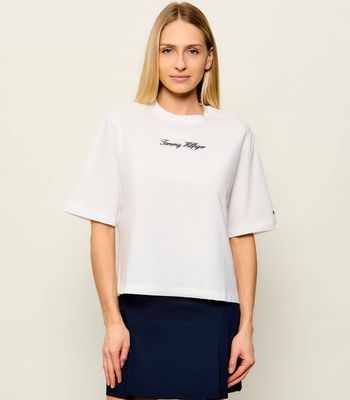 Bluzka damska na wiosnę Tommy Hilfiger ze sklepu: Gomez Fashion Store w kategorii: Bluzki damskie - zdjęcie 874714-BD9-10338_TH264W000034F31