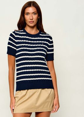Tommy Hilfiger - Sweter damski ze sklepu: Gomez Fashion Store w kategorii: Swetry damskie - zdjęcie 874714-BD9-10338_TH264W000036E26